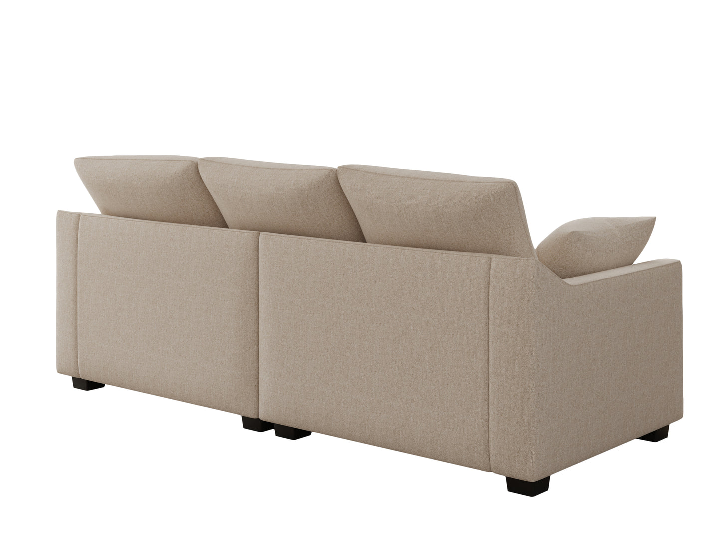 78.7" Sofa with Pillows - Beige