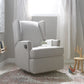 Hemingway Wingback Recliner in Grey