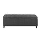 Tufted Top Soft Close Storage Bench