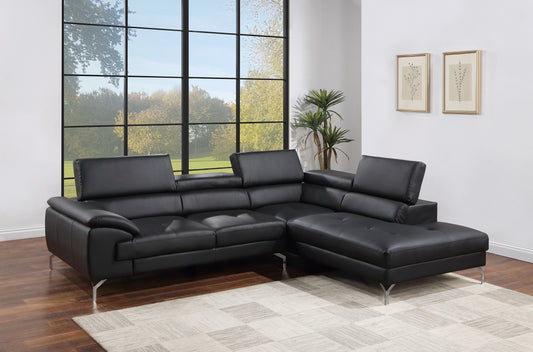 RH Sectional Sofa - Black