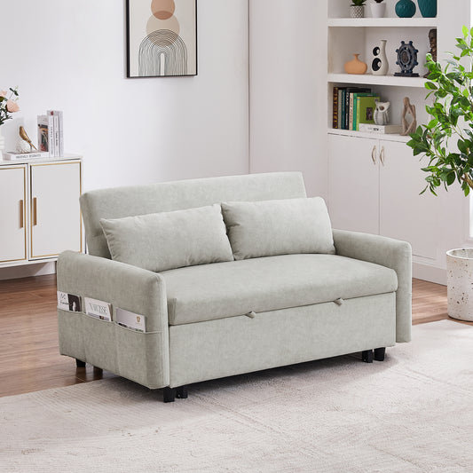 55.1" Sofa Bed - Beige