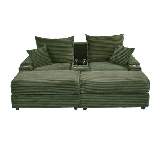 WF loveseat - Green