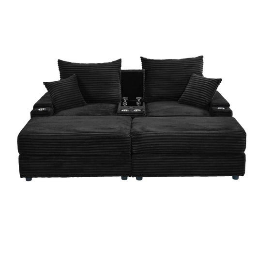 WF loveseat - black